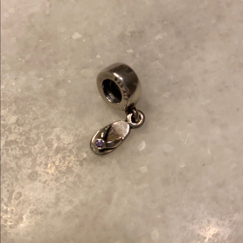 Flip flop pandora charm